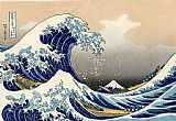 Unknown Artist The Great Wave of Kanagawa by Katsushika Hokusai painting